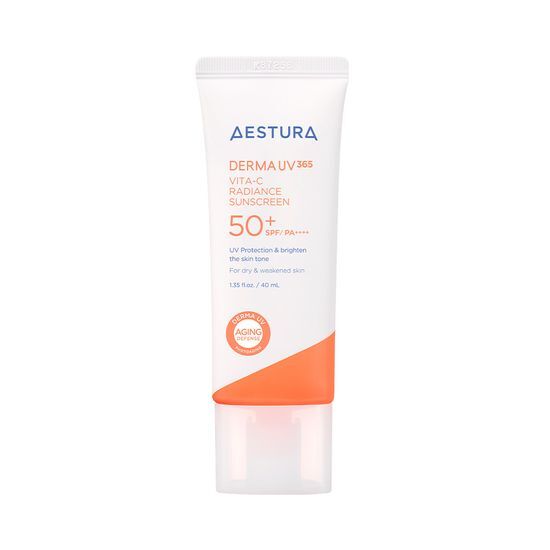 AESTURA DERMA UV 365 VITA-C RADIANCE SUNSCREEN SPF50+ PA++++ 40ml - Glamourous Grace