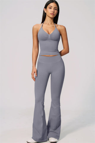 The Velvetine Flared Leggings