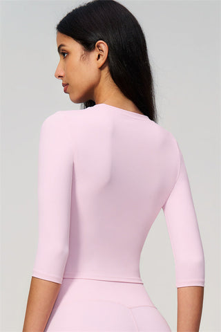 The Natalia Half-Sleeve Top Shorts 2-Piece Set
