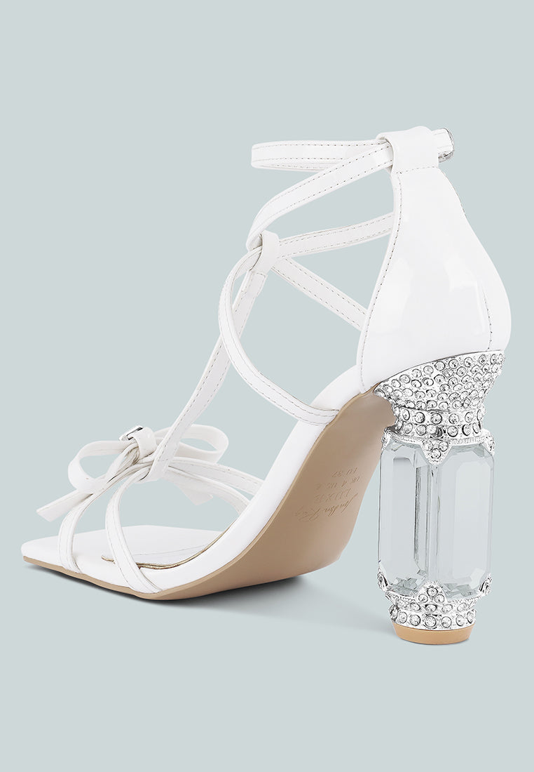 Affluence Jeweled High Heel Sandals - Glamourous Grace