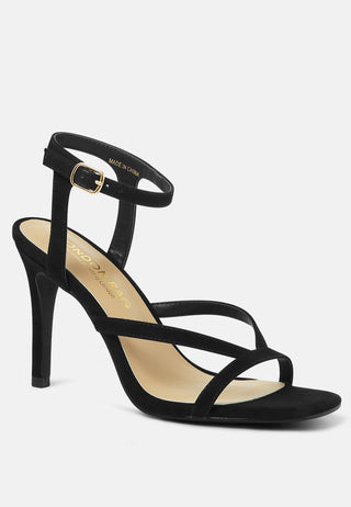 Agnese High Heeled Ankle Strap Sandals - Glamourous Grace