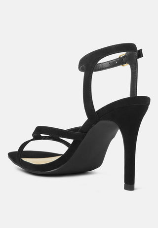 Agnese High Heeled Ankle Strap Sandals - Glamourous Grace