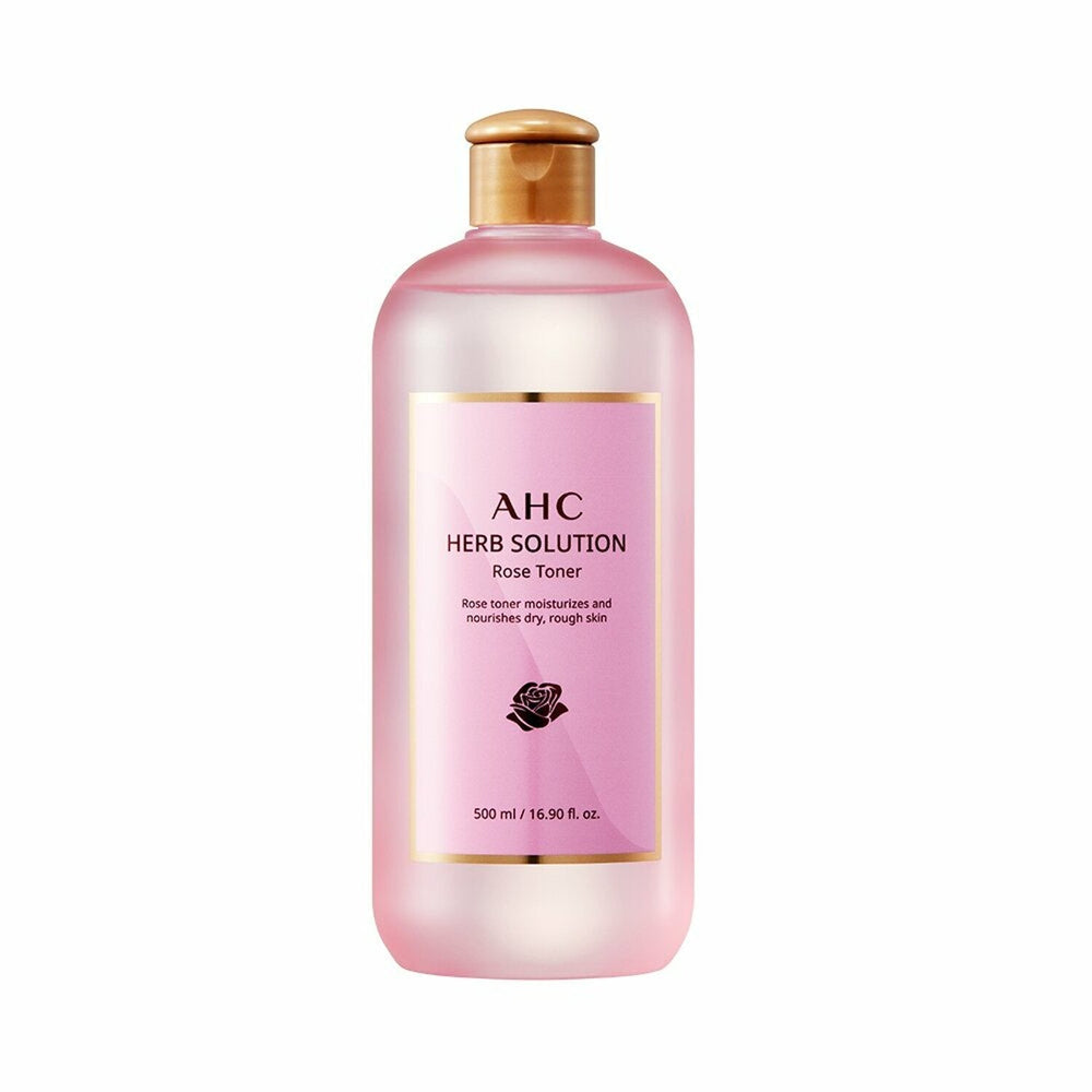 AHC Herb Solution Rose Toner 500ml - Glamourous Grace