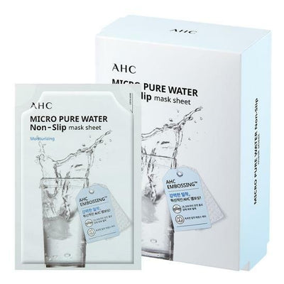 AHC Micro Pure Water Non-Slip Mask Sheet SET 33ml X 10ea - Glamourous Grace