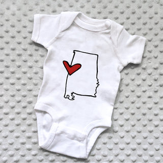 State Love Baby Onesie - NEWBORN