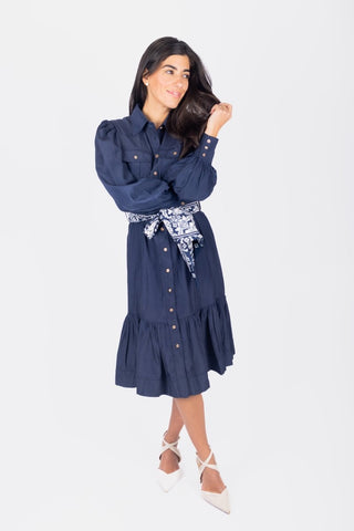 Alex Dress 41" (Navy)