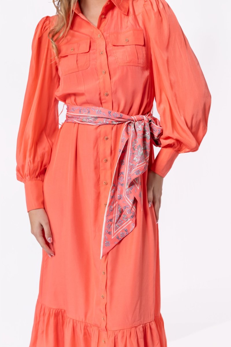 Alex Dress 53" (Coral Pink) - Glamourous Grace