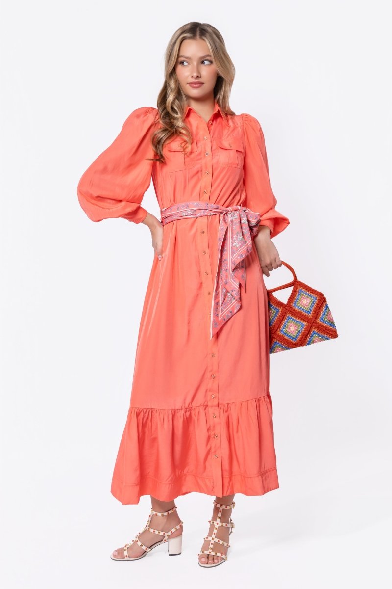 Alex Dress 53" (Coral Pink) - Glamourous Grace