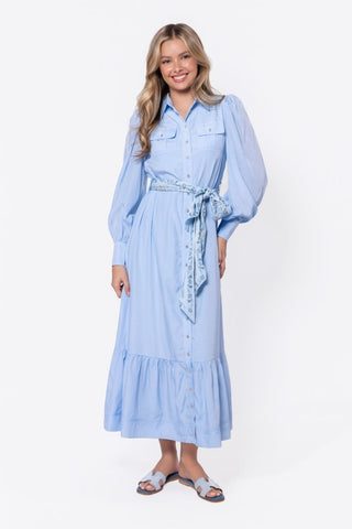 Alex Dress 53" (Light Blue)