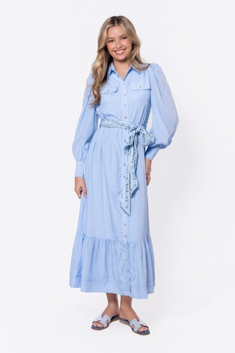 Alex Dress 53" (Light Blue) - Glamourous Grace