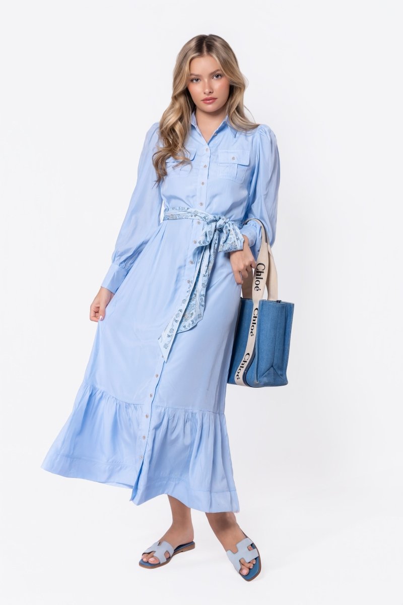 Alex Dress 53" (Light Blue) - Glamourous Grace