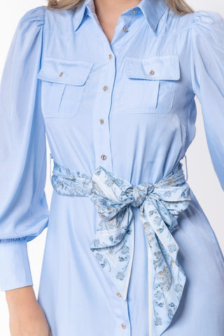 Alex Dress 53" (Light Blue)