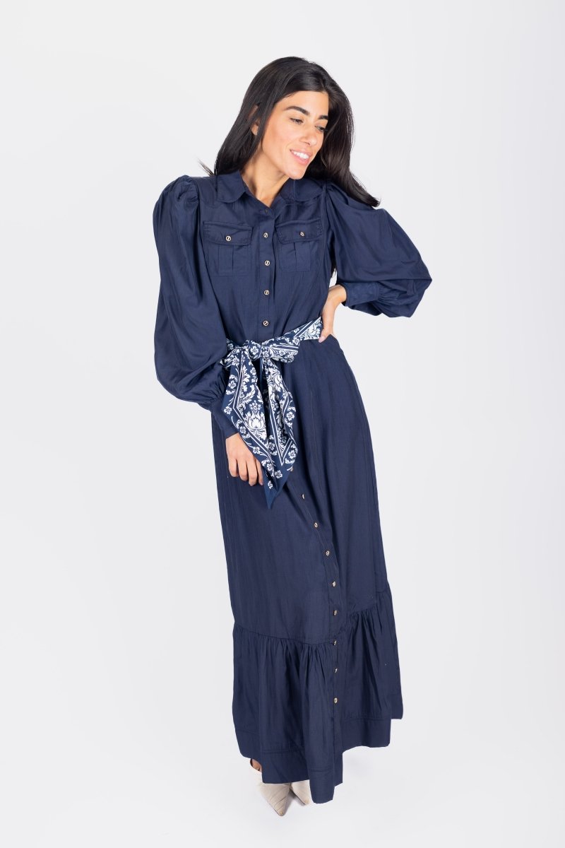 Alex Dress 53" (Navy) - Glamourous Grace