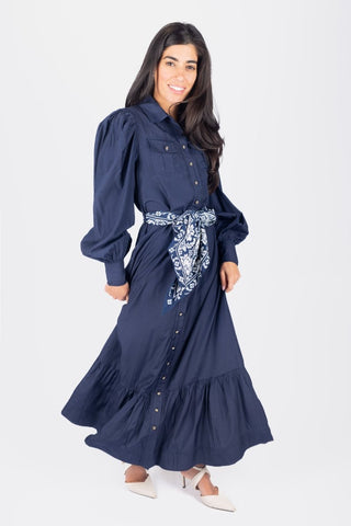 Alex Dress 53" (Navy)