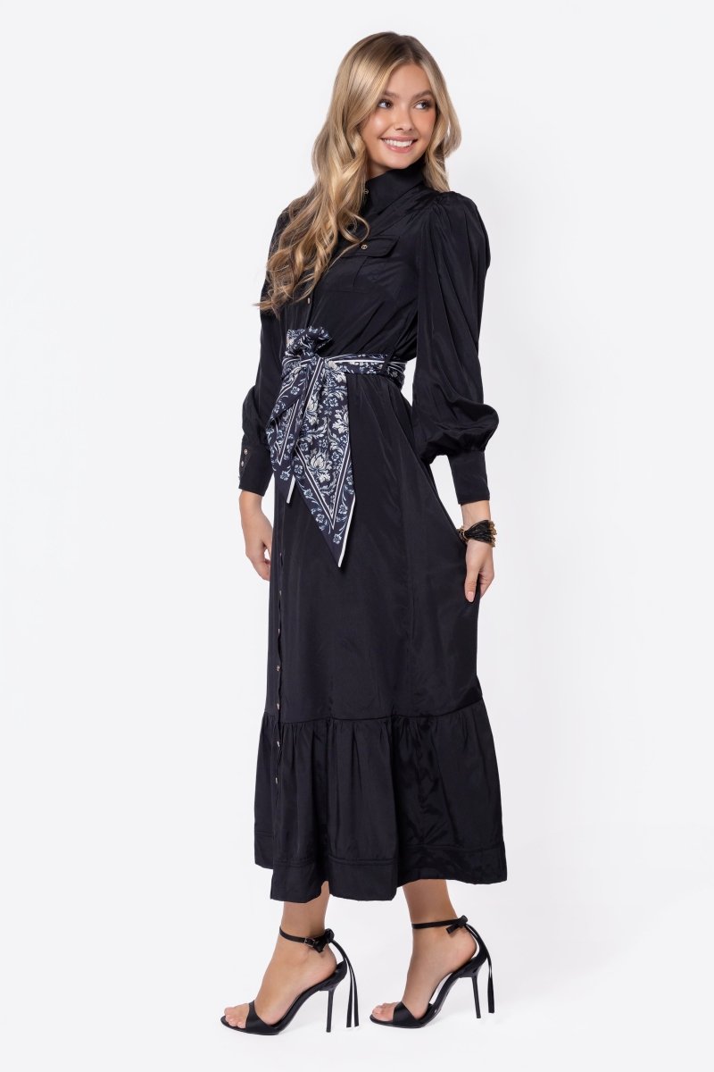 Alex Dress (Black) 53" - Glamourous Grace