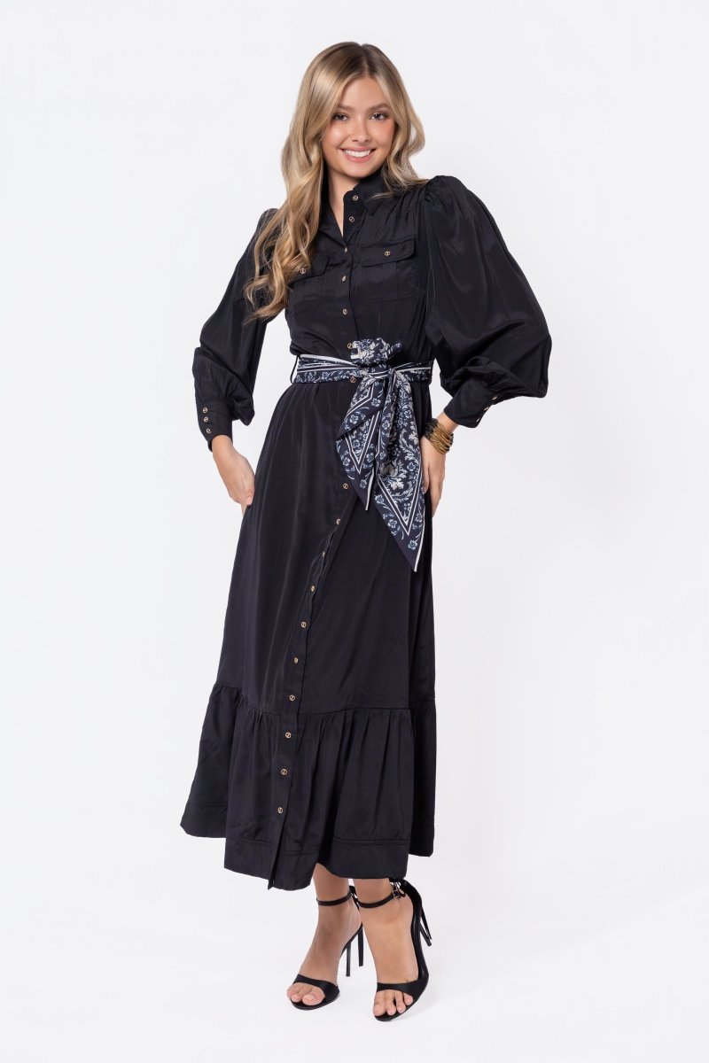 Alex Dress (Black) 53" - Glamourous Grace