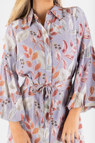 Alice Dress Long Sleeve 53" (Light Purple)