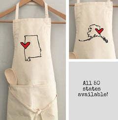 *State Love apron