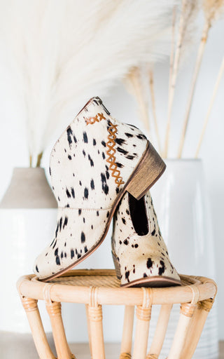 All Roads Bootie in Black and White - Glamourous Grace