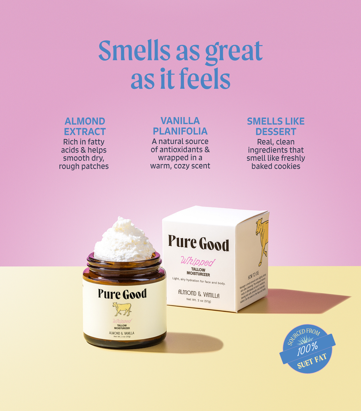 Almond & Vanilla · Whipped Tallow - Glamourous Grace
