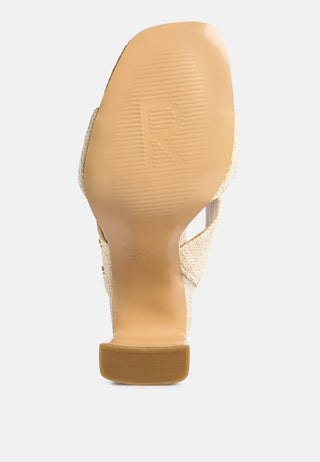 Alodia Slim Block Heel Sandals