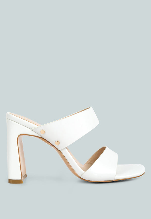 Alodia Slim Block Heel Sandals - Glamourous Grace