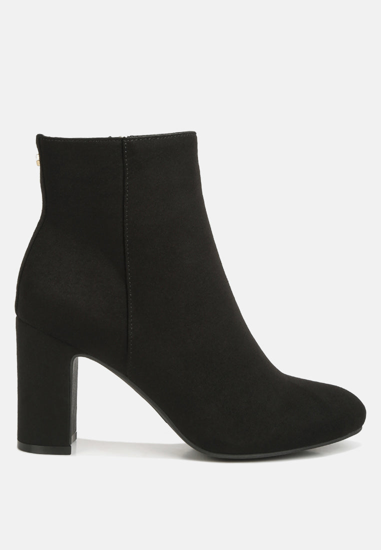 Alysia Block Heel Ankle Boots - Glamourous Grace