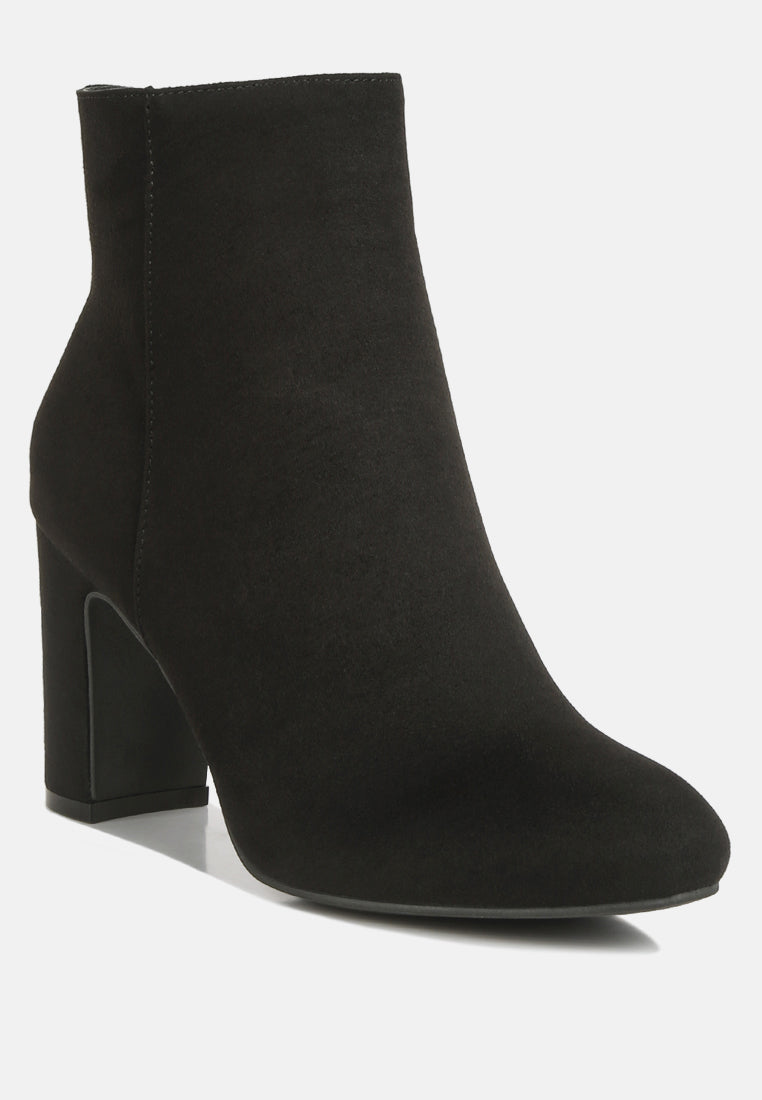 Alysia Block Heel Ankle Boots - Glamourous Grace