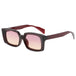 Maroon/Maroon Lens