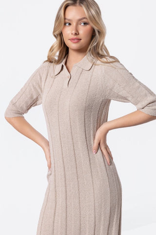 Amara Dress (Beige)
