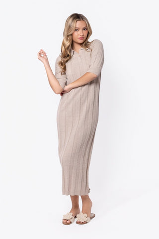 Amara Dress (Beige)