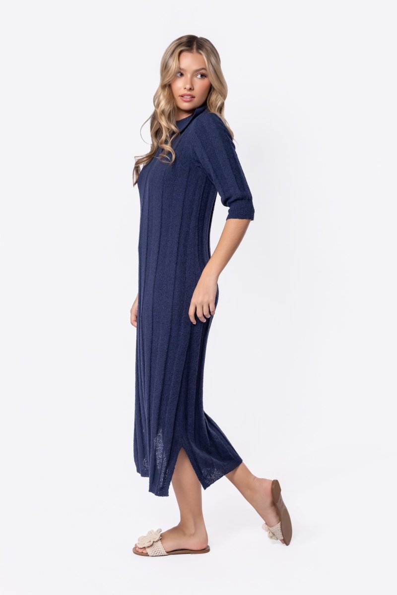 Amara Dress (Navy) - Glamourous Grace