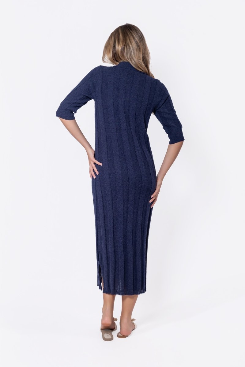 Amara Dress (Navy) - Glamourous Grace