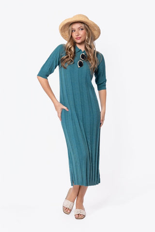 Amara Dress (Teal Green)