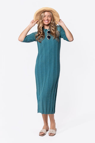 Amara Dress (Teal Green)