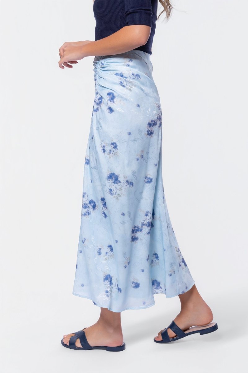Amaris Skirt (Blue Ground) - Glamourous Grace