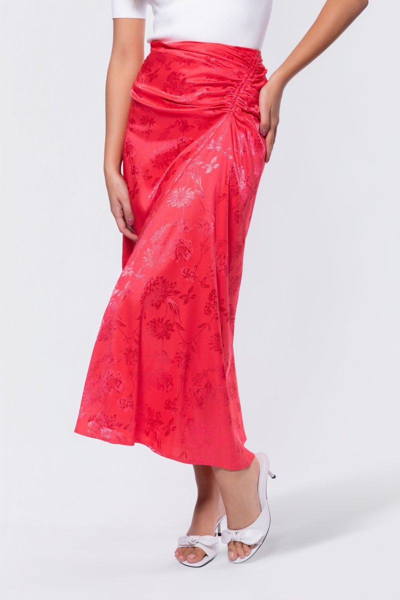 Amaris Skirt (Coral Pink) - Glamourous Grace