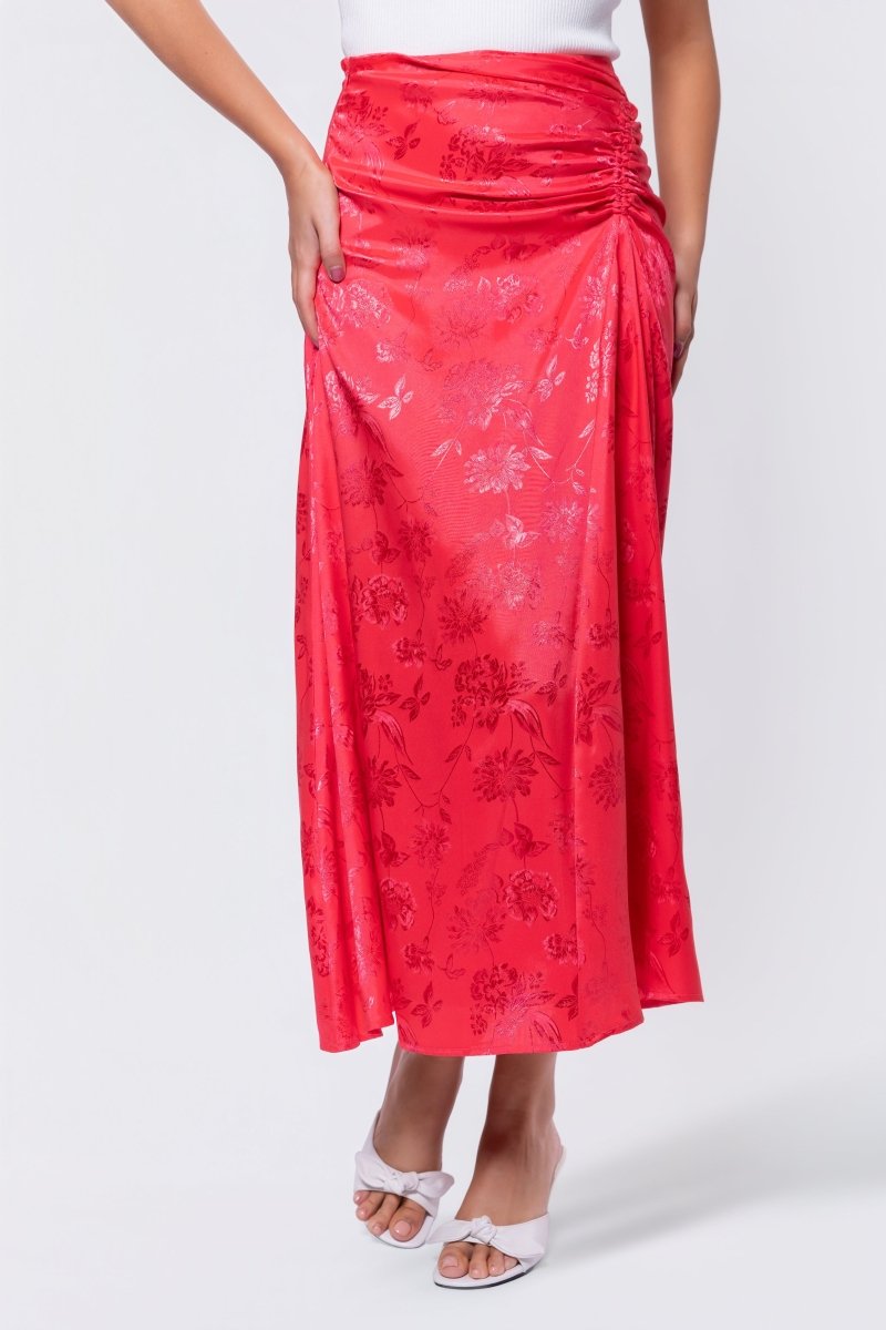 Amaris Skirt (Coral Pink) - Glamourous Grace