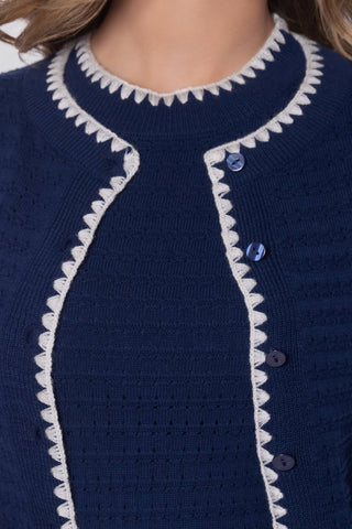 Amaya Cardigan (Navy)