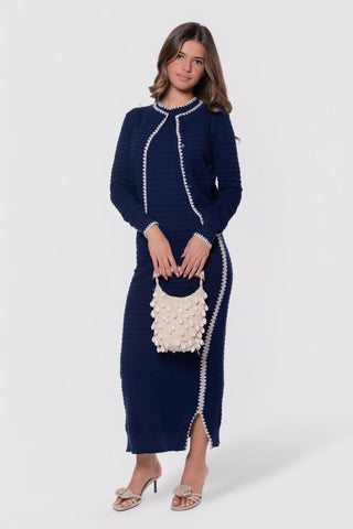 Amaya Cardigan (Navy)