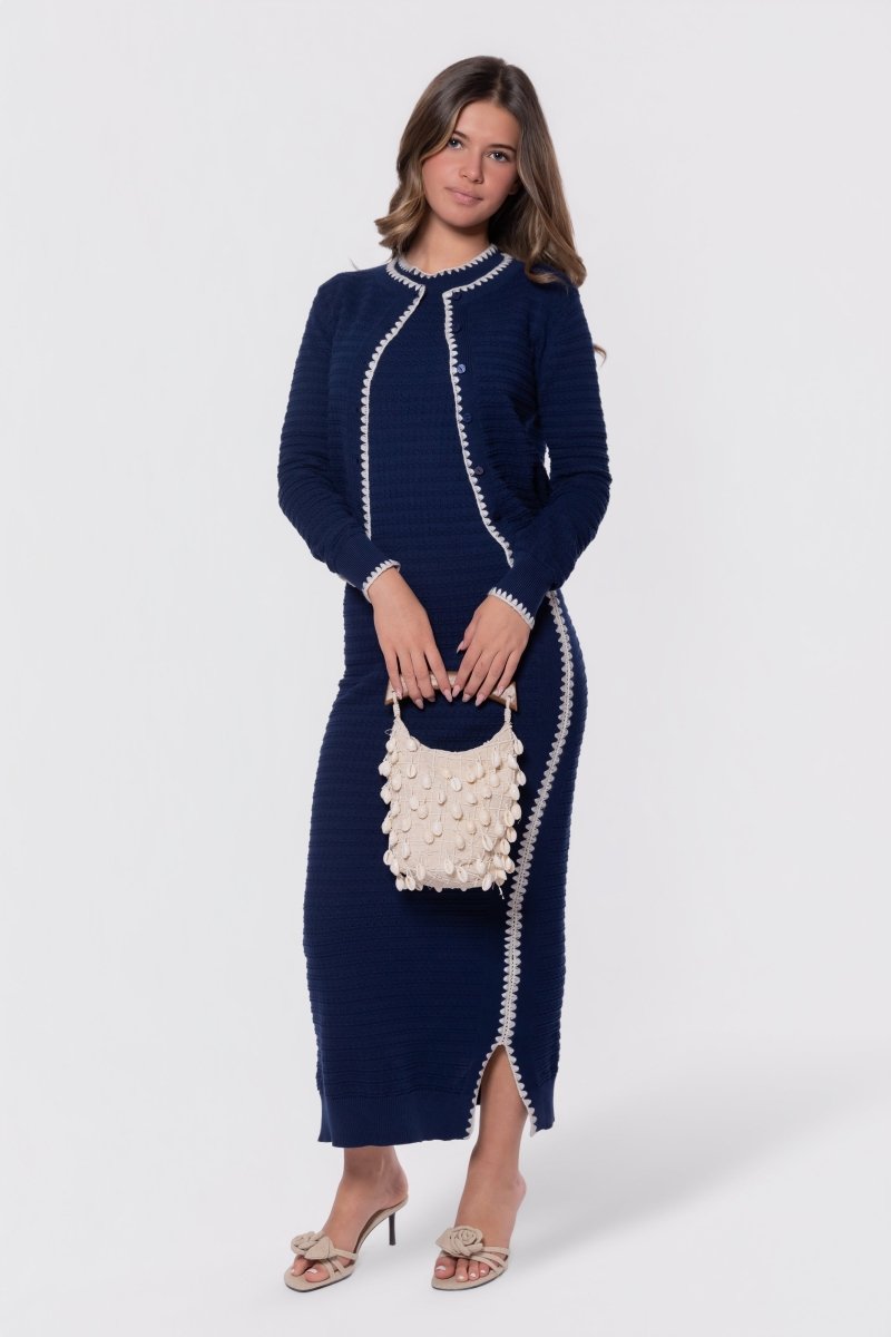 Amaya Cardigan (Navy)