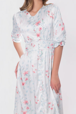 Amelia Dress (Ivory Ground)