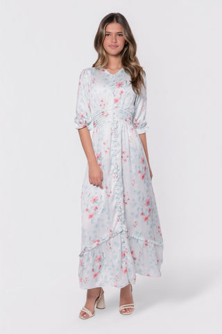 Amelia Dress (Ivory Ground)