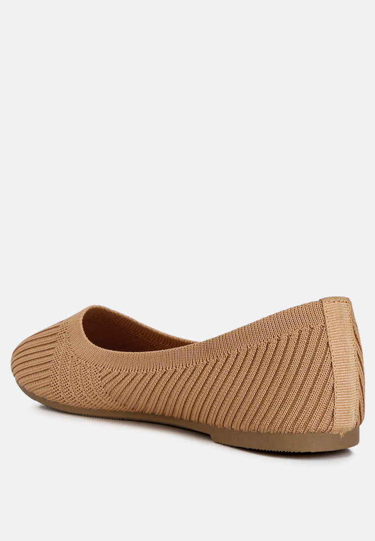 Ammie Solid Casual Ballet Flats - Glamourous Grace