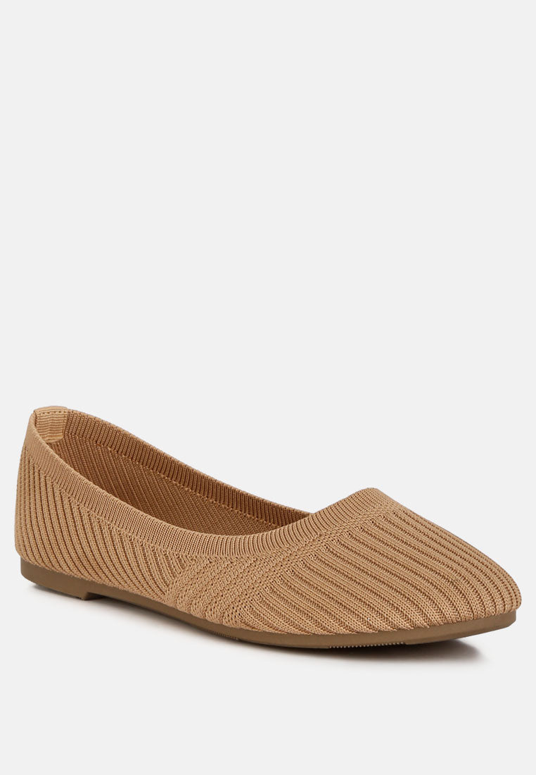 Ammie Solid Casual Ballet Flats - Glamourous Grace