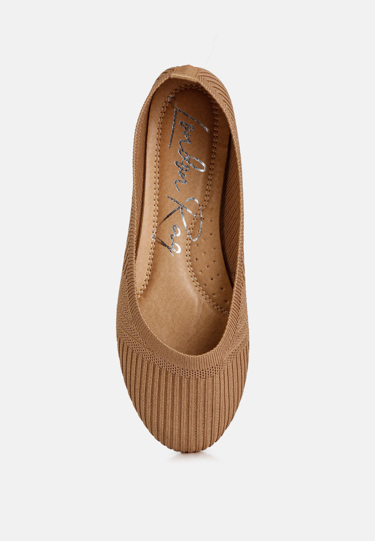 Ammie Solid Casual Ballet Flats - Glamourous Grace