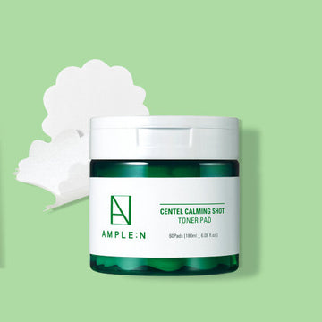 AMPLE:N Centel Calming Shot Toner Pad 180ml - Glamourous Grace