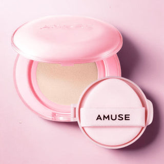 AMUSE Dew Power Vegan Cushion SPF 50+ PA++++ SET 15g + 15g(Refill) (4 Colors)