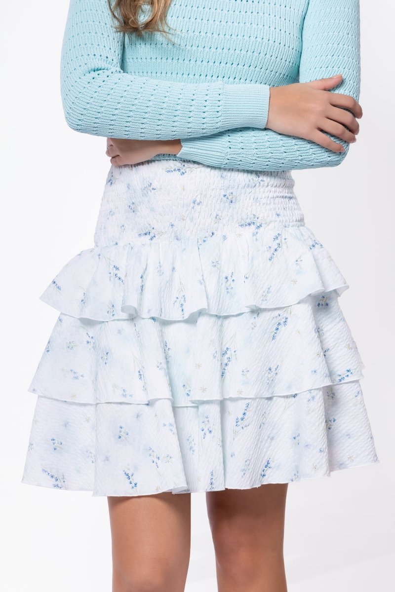 Ana Skirt (Blue Flower) - Glamourous Grace