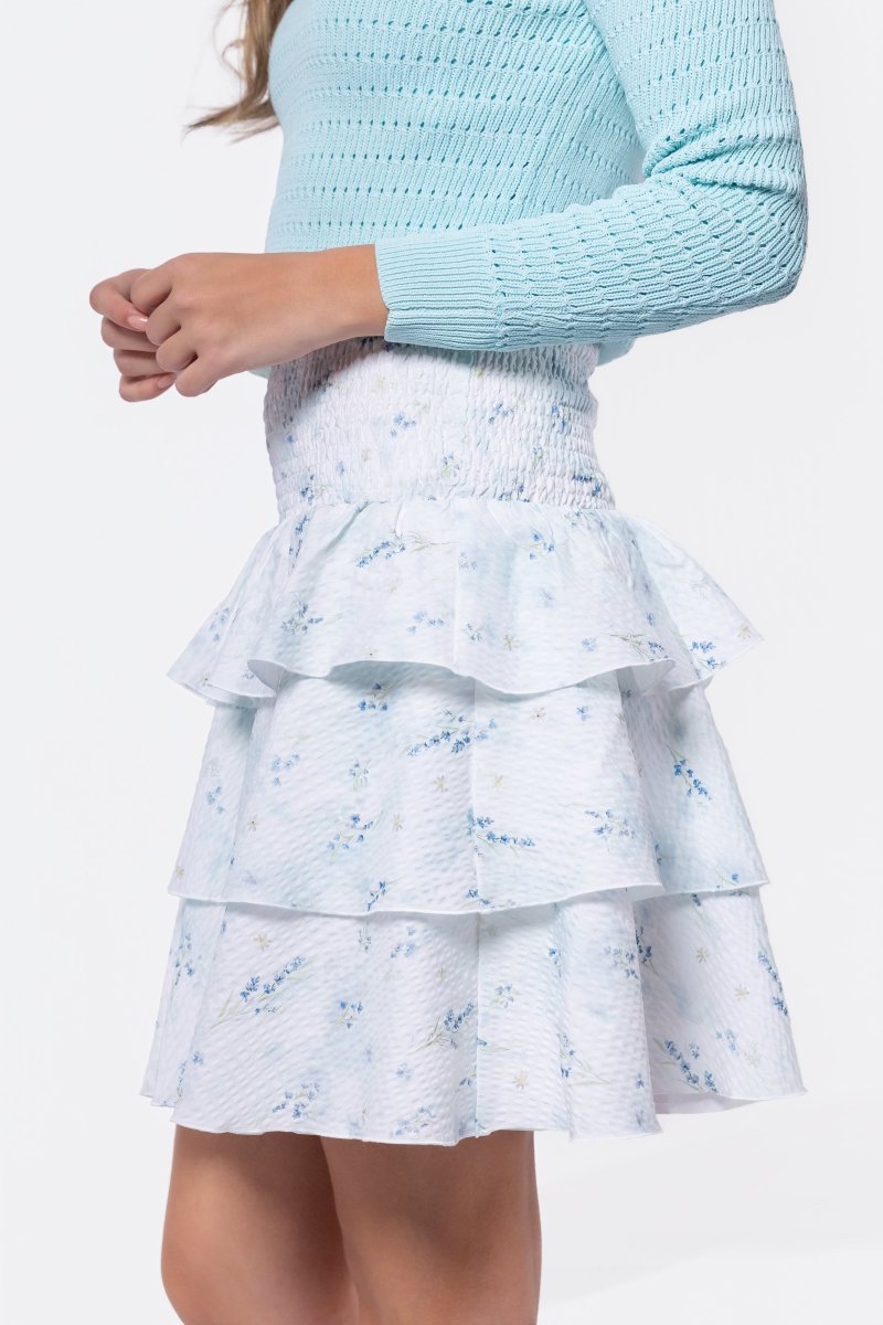 Ana Skirt (Blue Flower) - Glamourous Grace